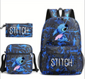 Kinder Rucksack Set 3-teilig Stitch NEU