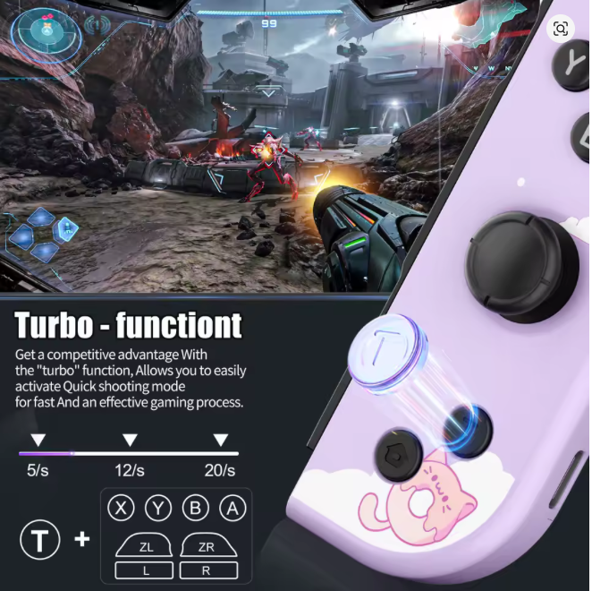 Mini Joypad – kompatibel mit Nintendo Switch / iOS / Android / PC