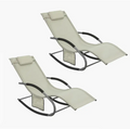 2-teiliges Sonnenliegen-Set NEU