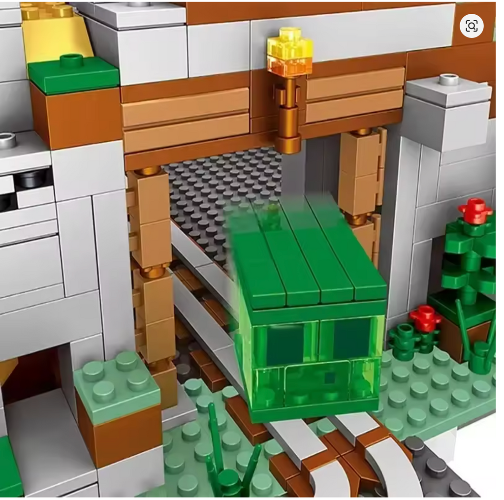 Minecraft  Berghöhle Bausteine 2688 Teile Selbstmontage