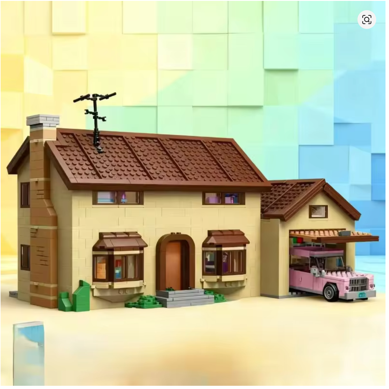 The Simpsons House Klemmbausteine Bausteine 2580 Teile Selbstmontage