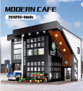 Cafe Klemmbausteine Bausteine 2926 Teile Selbstmontage
