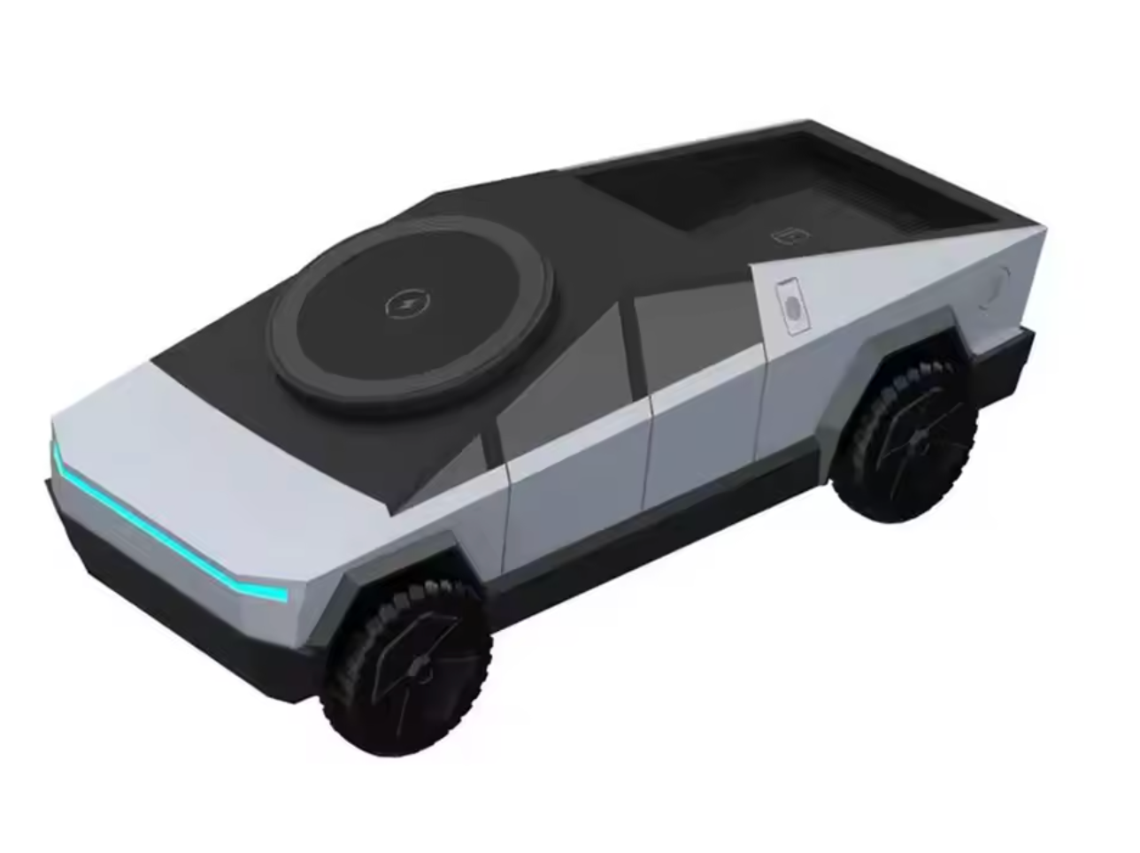 Cybertruck 3-in-1-Wireless-Ladegerät Schreibtisch Qi2 Telefon & Ohrhörer Charger