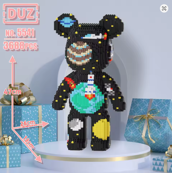 Bär Teddy Klemmbausteine Bausteine 3688 Teile Selbstmontage