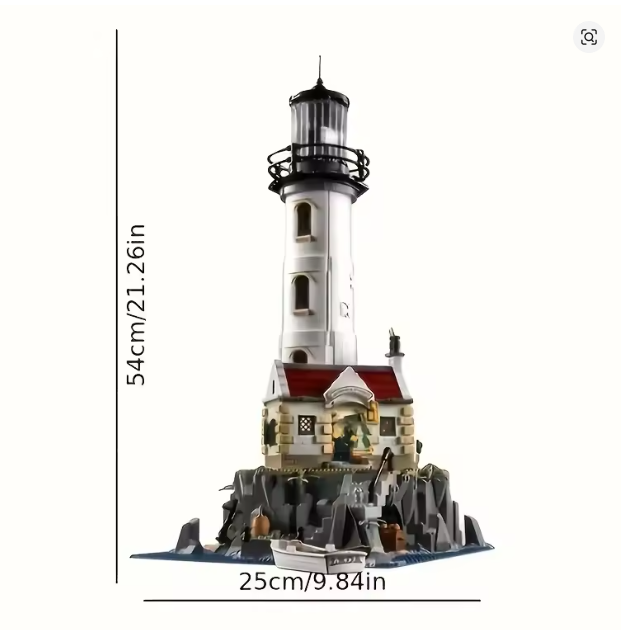 Leuchtturm  Klemmbausteine Bausteine 2065 Teile Selbstmontage