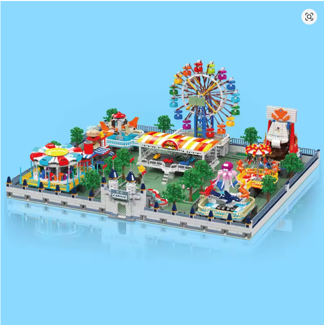 Vergnügungspark Klemmbausteine Bausteine 5220 Teile Selbstmontage