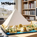 Pyramid of Giza Klemmbausteine Bausteine 1476 Teile Selbstmontage