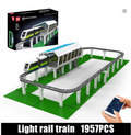 Light Rail Train Klemmbausteine Bausteine 1957 Teile Selbstmontage
