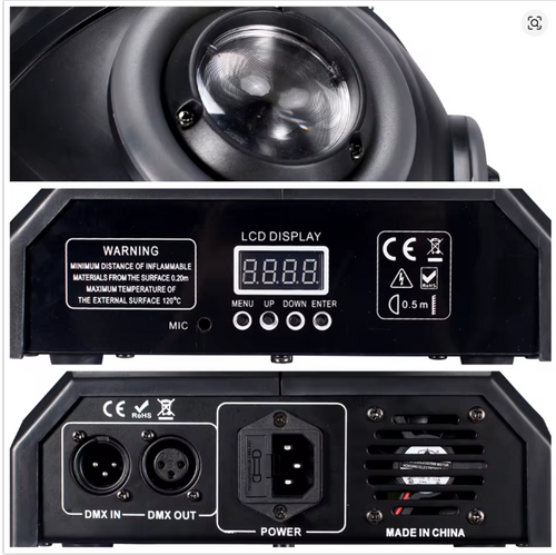 150W Moving Ball Beam Bühnenlicht 4-in-1 – 360° RGBW LED + DMX512