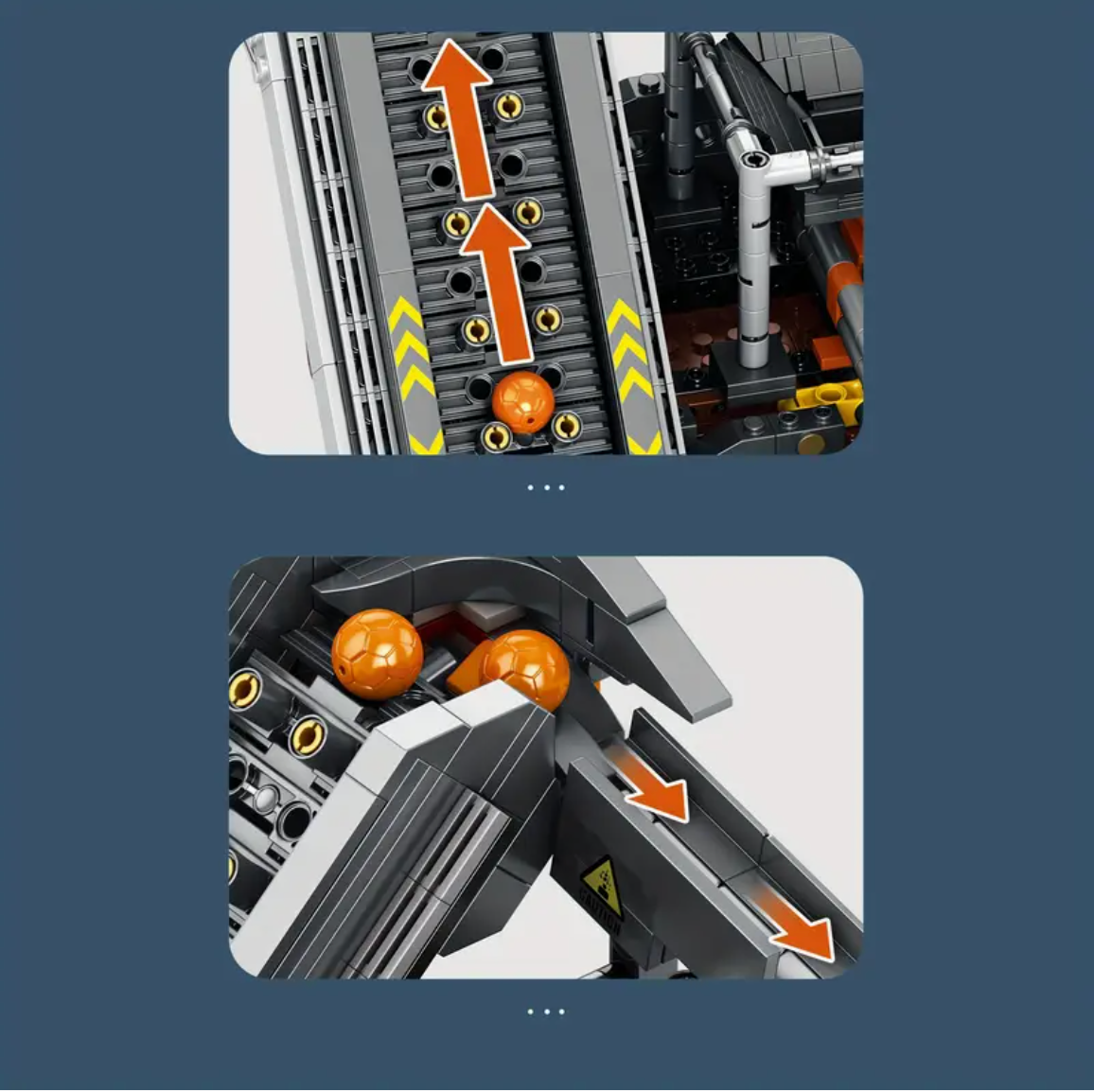 Klemmbausteine Minen Bergbaumaschinenbau 1:5 Bausteine 3338 Teile Selbstmontage