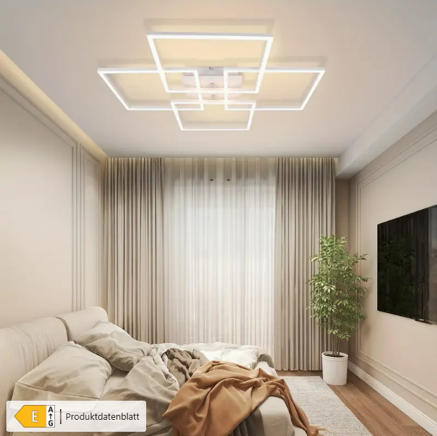 Deckenleuchte LED  für Wohnzimmer mit Fernbedienung