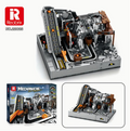 Klemmbausteine Minen Bergbaumaschinenbau 1:5 Bausteine 3338 Teile Selbstmontage