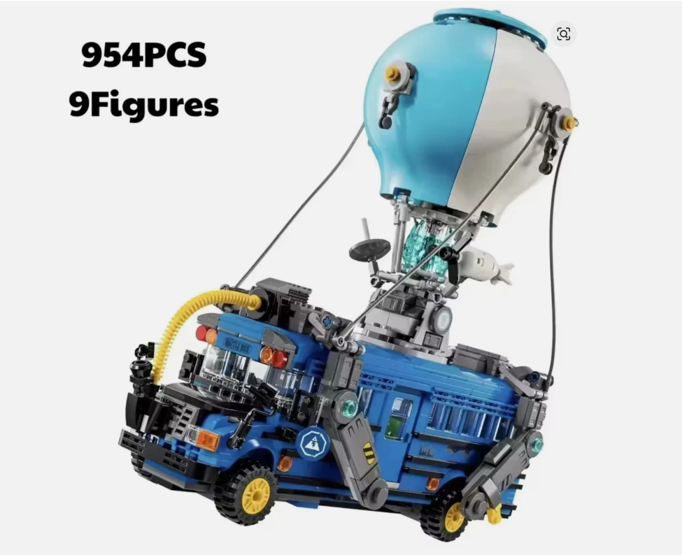 Fortnite Schlachtenbus Klemmbausteine Bausteine 954 Teile Selbstmontage
