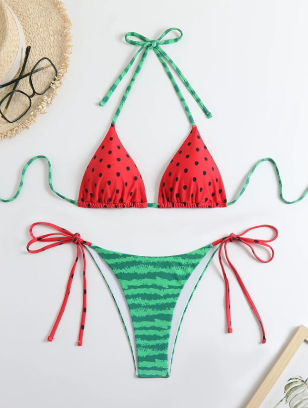 Damen Bikini Set Wassermelone Style  NEU Sommer