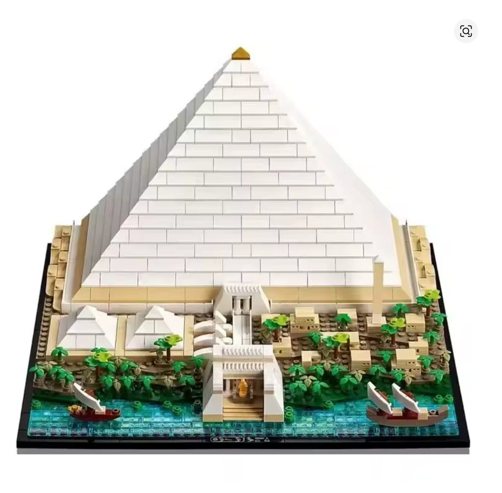 Pyramid of Giza Klemmbausteine Bausteine 1476 Teile Selbstmontage