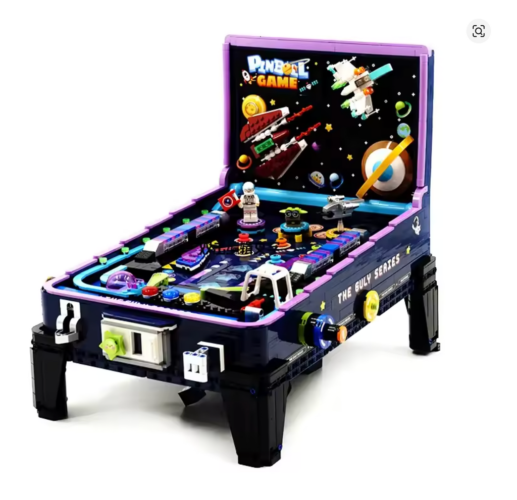 Spielmaschine Flipper Tisch Klemmbausteine Bausteine 2309 Teile Selbstmontage