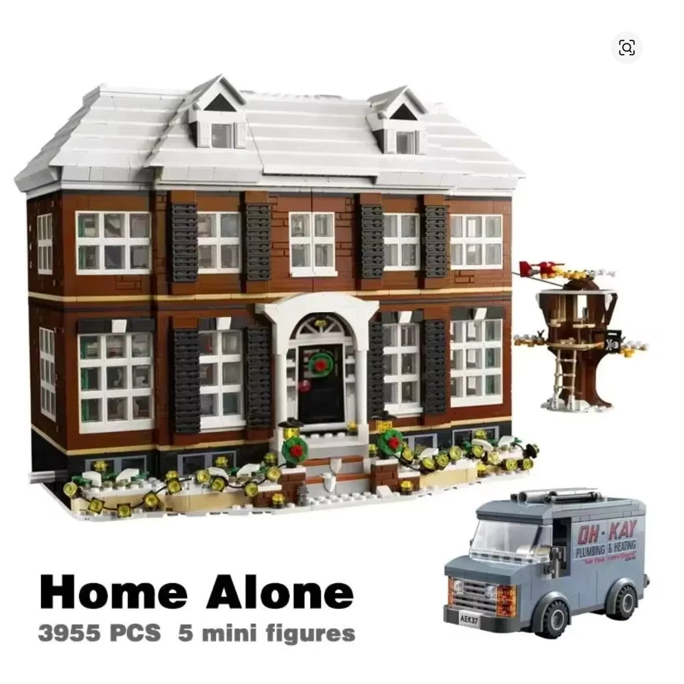Allein Zu Hause Haus Klemmbausteine Bausteine 3955 Teile Selbstmontage