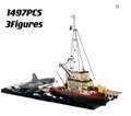 Great White Shark Klemmbausteine Technische Bausteine 2083 Teile Selbstmontage
