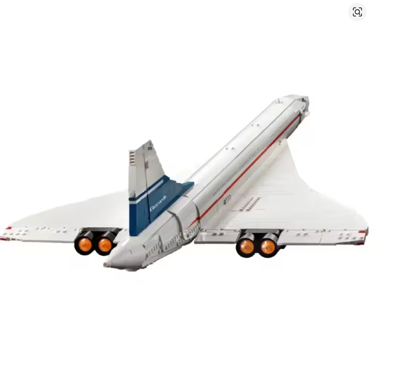 Concorde Airbus Klemmbausteine Technische Bausteine 2083 Teile Selbstmontage