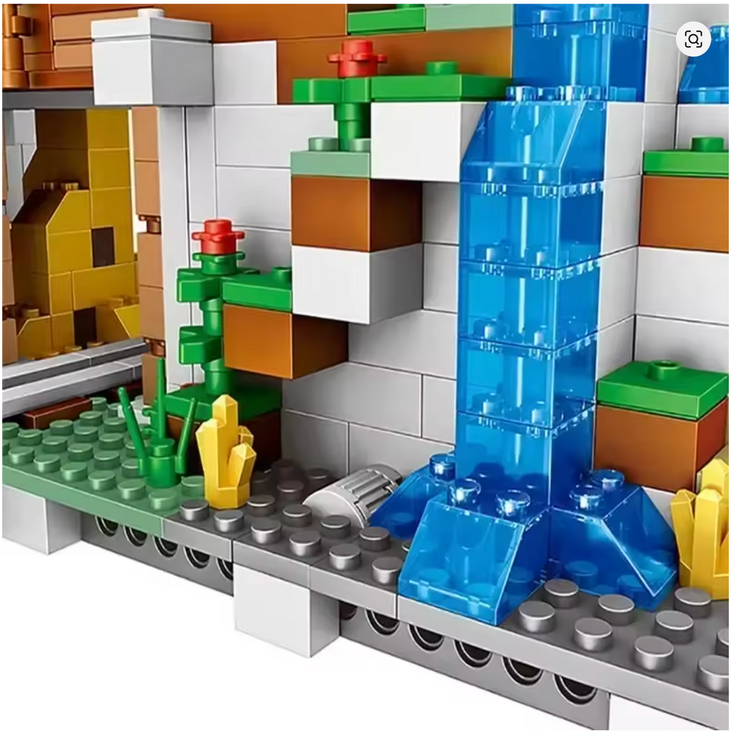 Minecraft  Berghöhle Bausteine 2688 Teile Selbstmontage