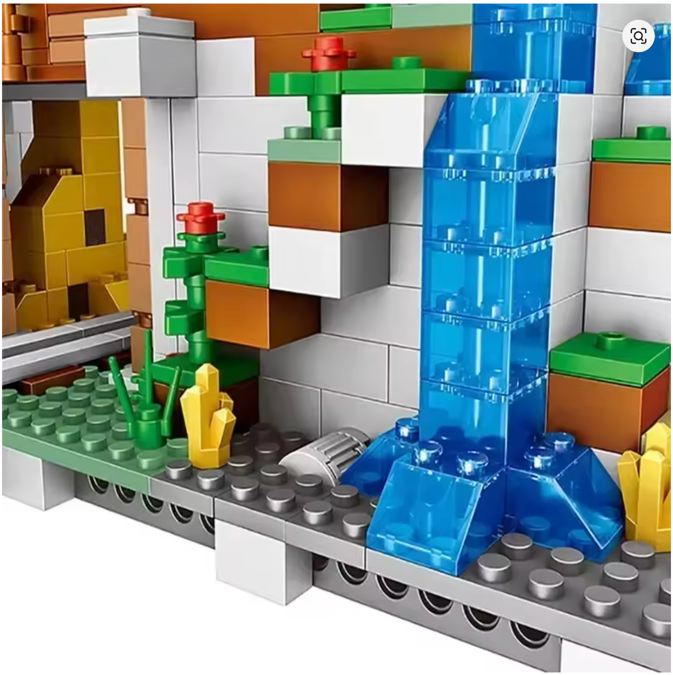 Minecraft  Berghöhle Bausteine 2688 Teile Selbstmontage