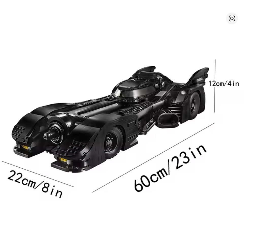 Batmann Batmobile  Klemmbausteine Bausteine 3306 Teile Selbstmontage