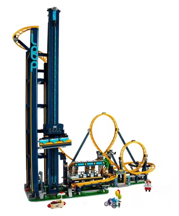 Loop Achterbahn Klemmbausteine Bausteine 3756 Teile Selbstmontage