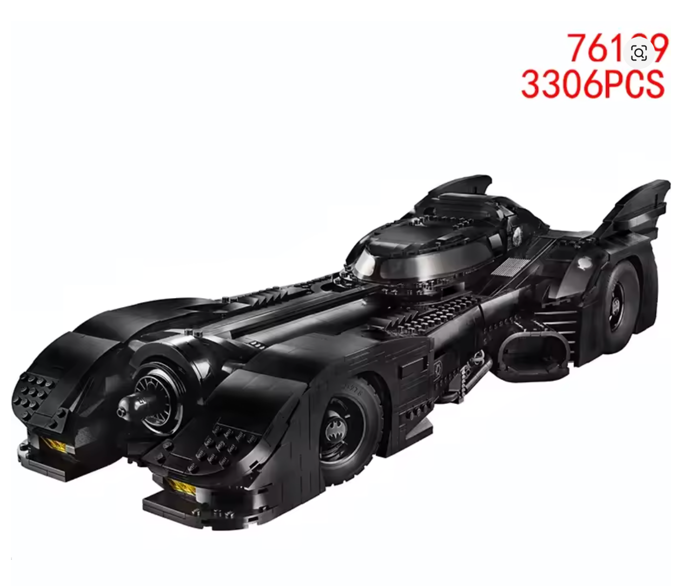 Batmann Batmobile  Klemmbausteine Bausteine 3306 Teile Selbstmontage