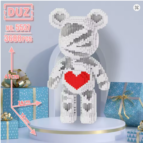 Bär Teddy Klemmbausteine Bausteine 3688 Teile Selbstmontage