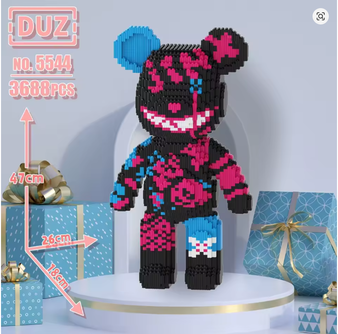 Bär Teddy Klemmbausteine Bausteine 3688 Teile Selbstmontage