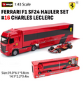 Modellauto Bburago 1:43  2024 Ferrari F1 Rennwagen #16 Charles Leclerc