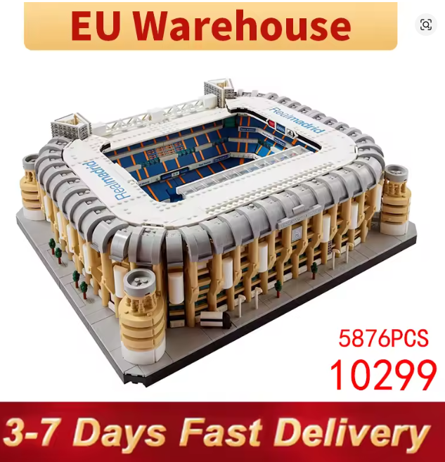 Bernabeu Stadion Klemmbausteine Bausteine 5876Teile Selbstmontage