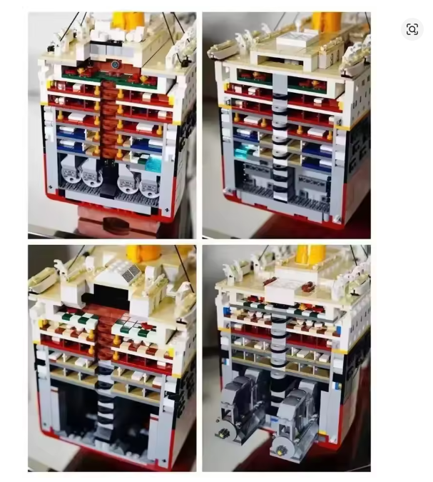 Titanic mit Beleuchtung Bausteine 9090 Teile Selbstmontage