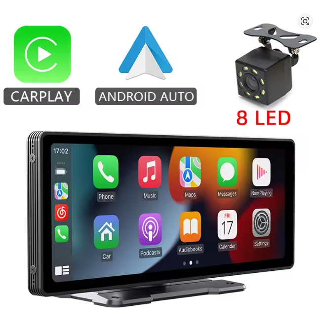 Multimedia-Display fürs Auto – 10,26" Bildschirm mit Wireless CarPlay & Android
