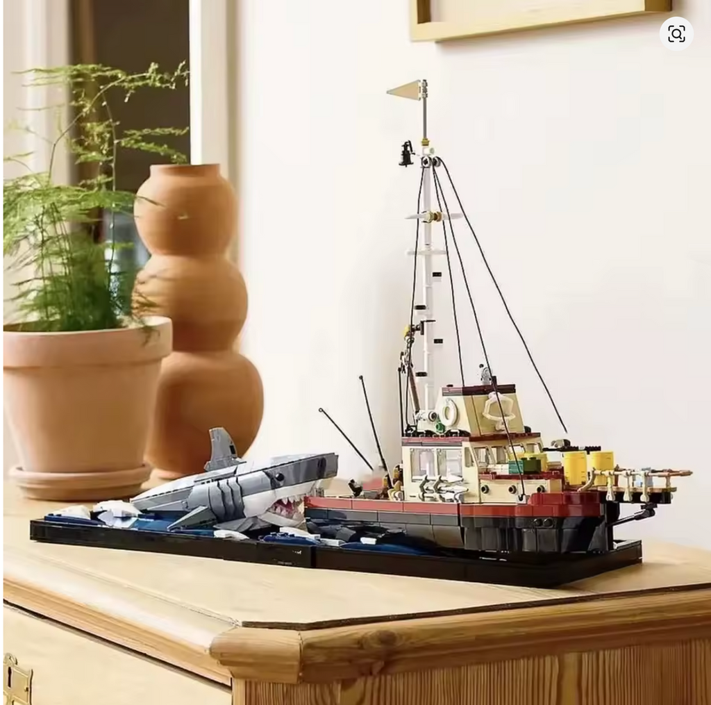 Great White Shark Klemmbausteine Technische Bausteine 2083 Teile Selbstmontage