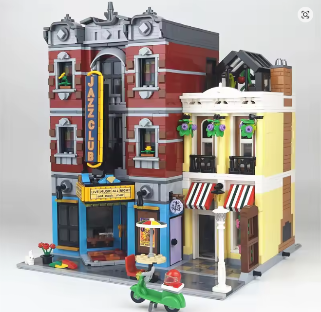 Straßenmodell Klemmbausteine Bausteine 2899 Teile Selbstmontage