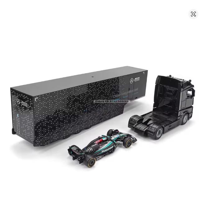 Modellauto Bburago 1:43  2024 Mercedes F1 Rennwagen #63 George Russell