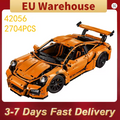 GT3 RS Sportwagen Klemmbausteine Bausteine 2704 Teile Selbstmontage