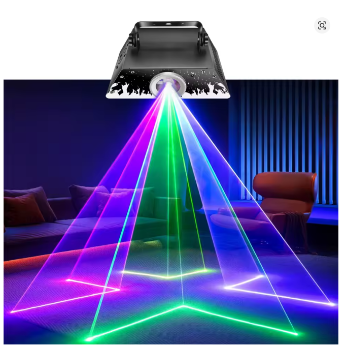 3D RGB Laser Projektor – Fernbedienung · Bühne · Atmosphäre