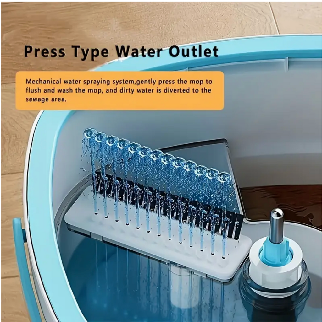 Quadratischer Mopp Wassertrennung 360 rotierender Spin-Mopp selbstreinigend