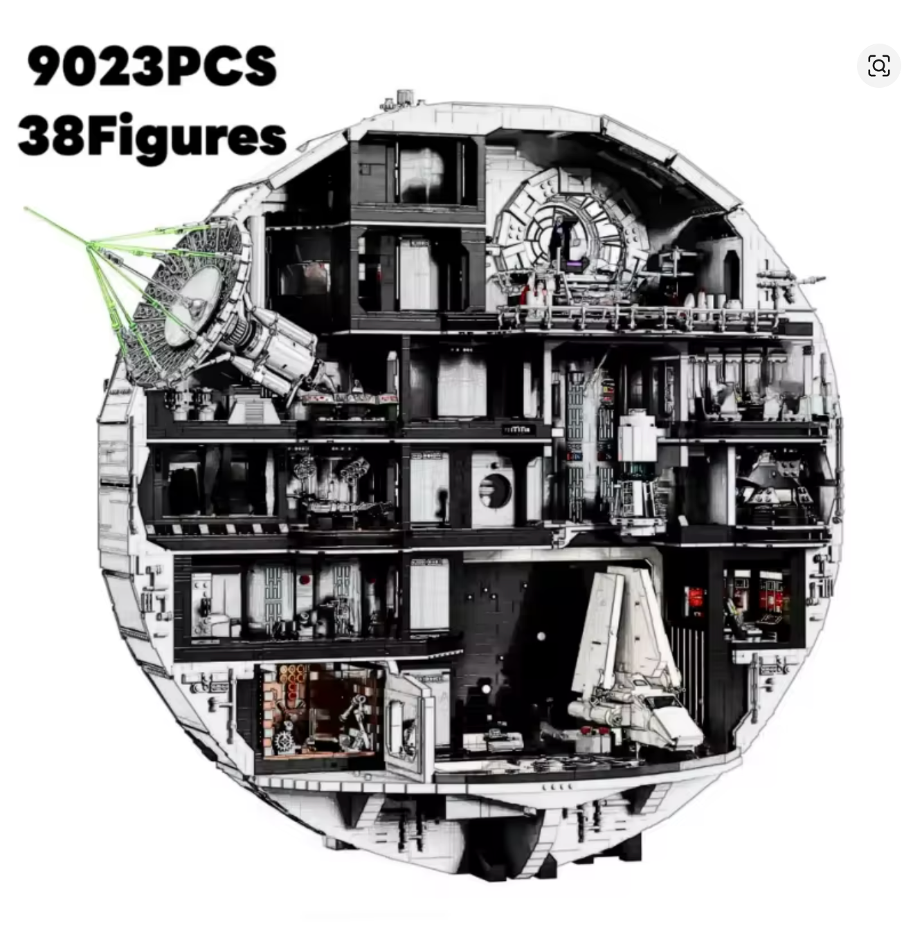 Star Wars Todesstern Klemmbausteine Bausteine 9023 Teile Selbstmontage