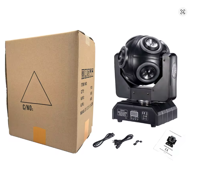 150W Moving Ball Beam Bühnenlicht 4-in-1 – 360° RGBW LED + DMX512