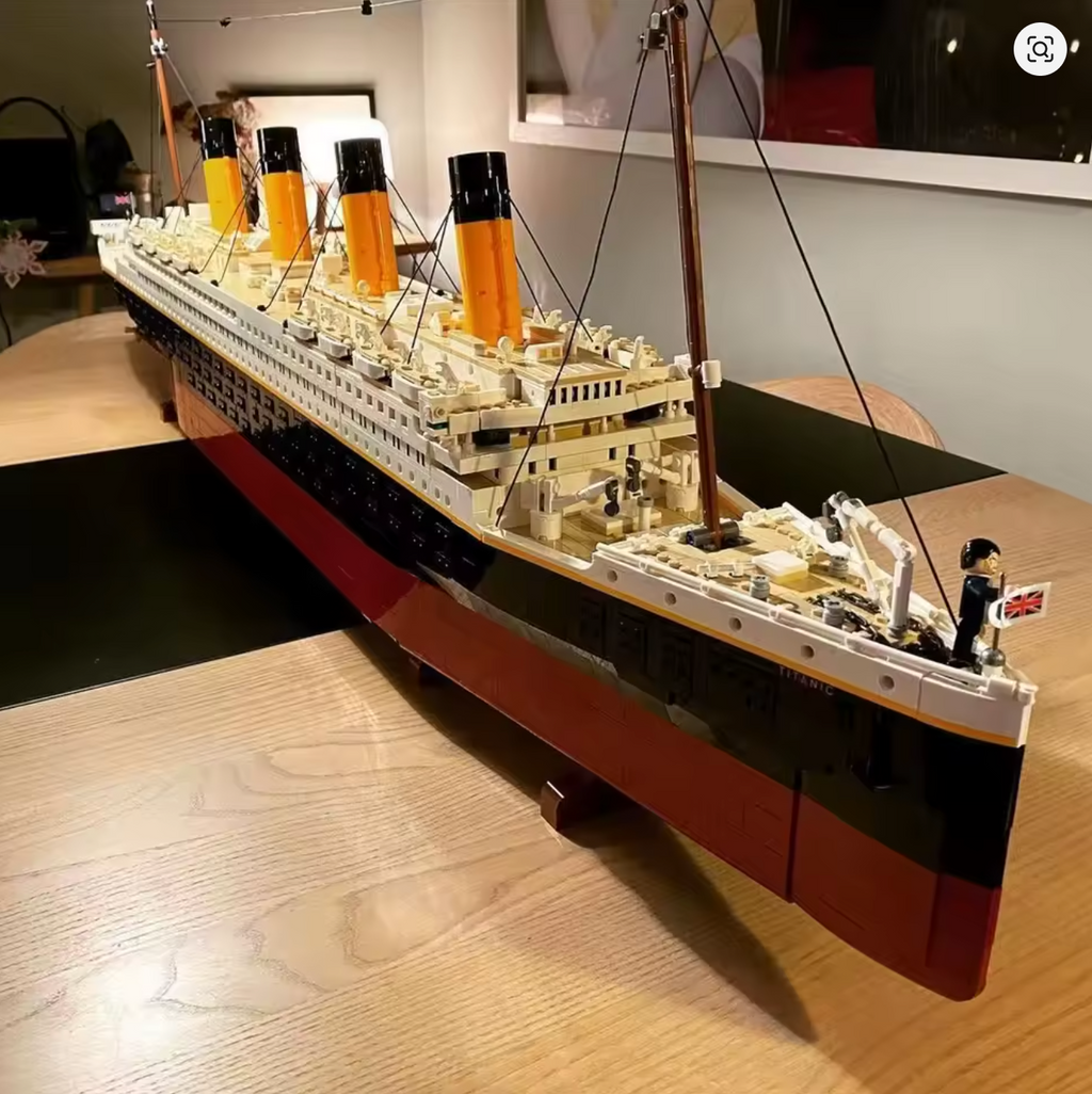 Titanic mit Beleuchtung Bausteine 9090 Teile Selbstmontage