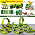 Dinosaurier Engineering Track Achterbahn Set –  Kinder Spielzeug
