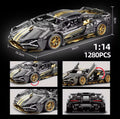 Auto Sportwagen Rennauto 1:14 1280-Teile Bausatz Technik (aufgebaut)
