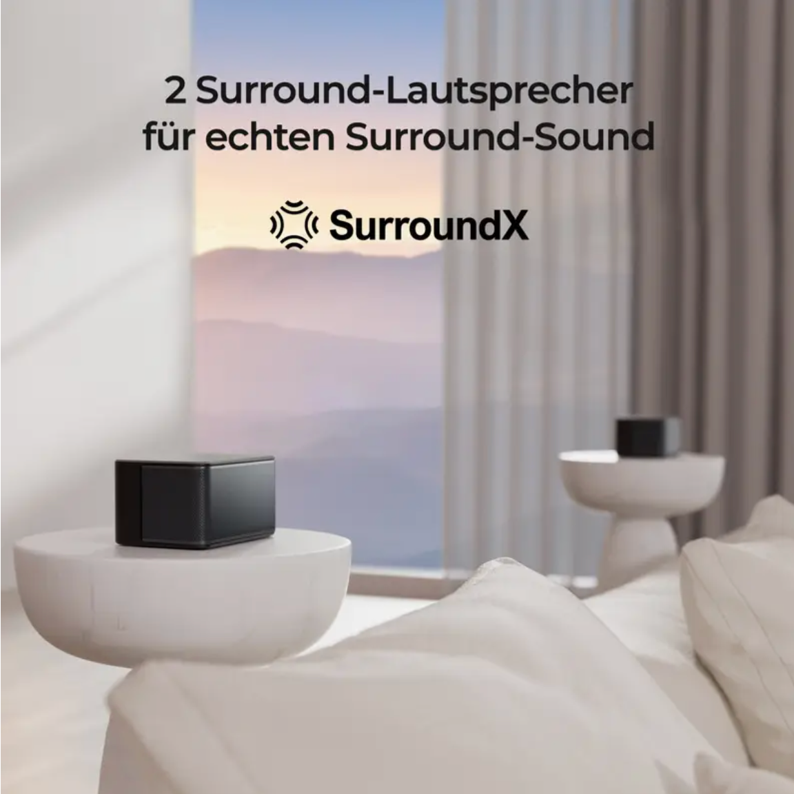 5.1 Soundbar mit Dolby Atmos 450W  3D Surround Sound System Schwarz