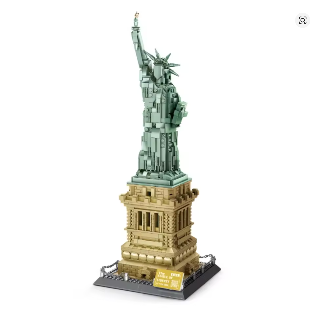 Freiheitsstatue Klemmbausteine Bausteine 1409 Teile Selbstmontage