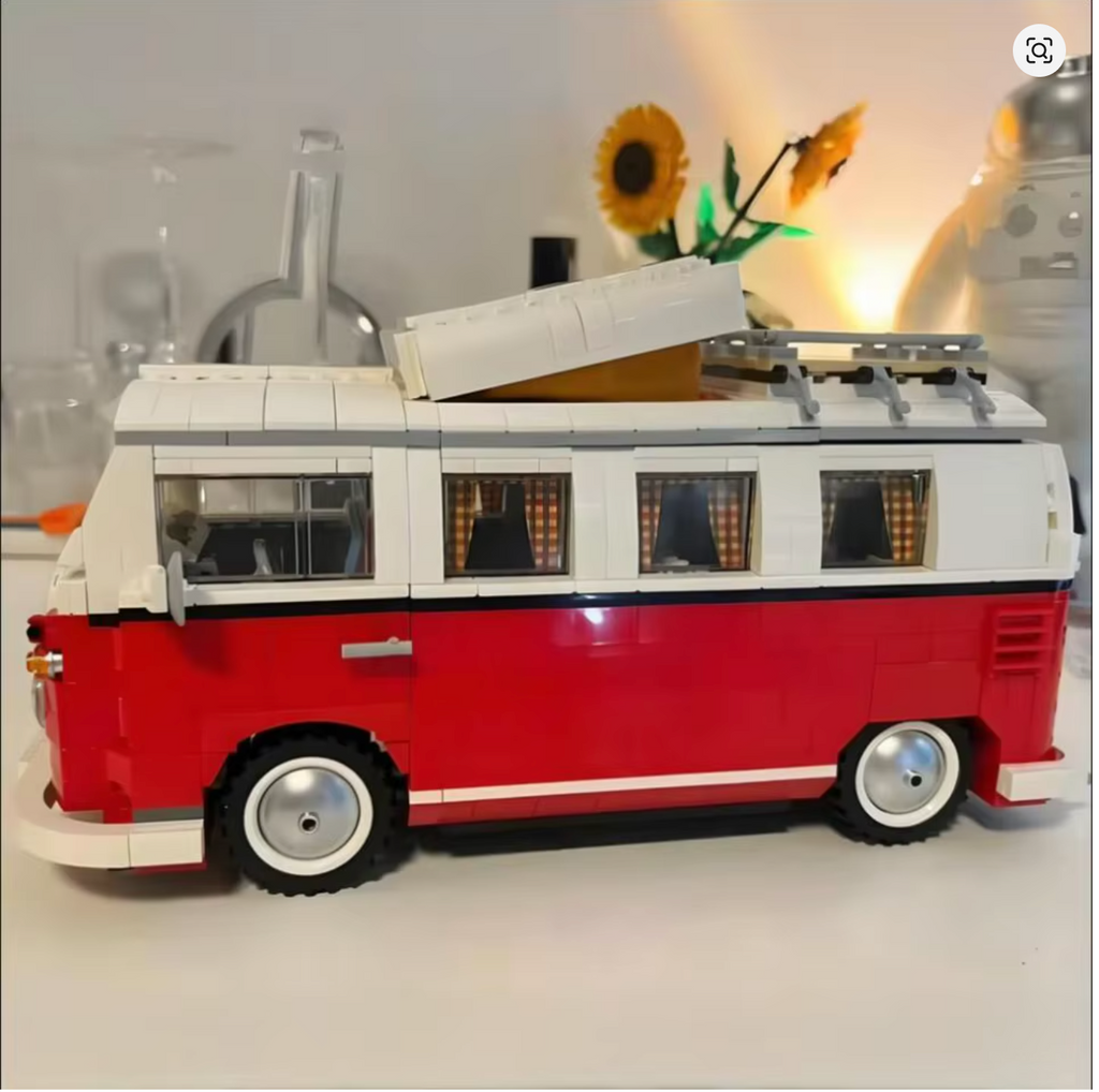 VW T1 Camper VAN Klemmbausteine Technische Bausteine 2083 Teile Selbstmontage