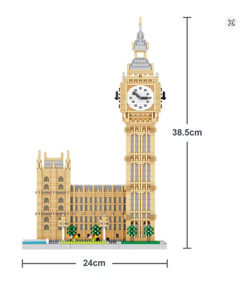 Big Ben Klemmbausteine Bausteine 3466 Teile Selbstmontage