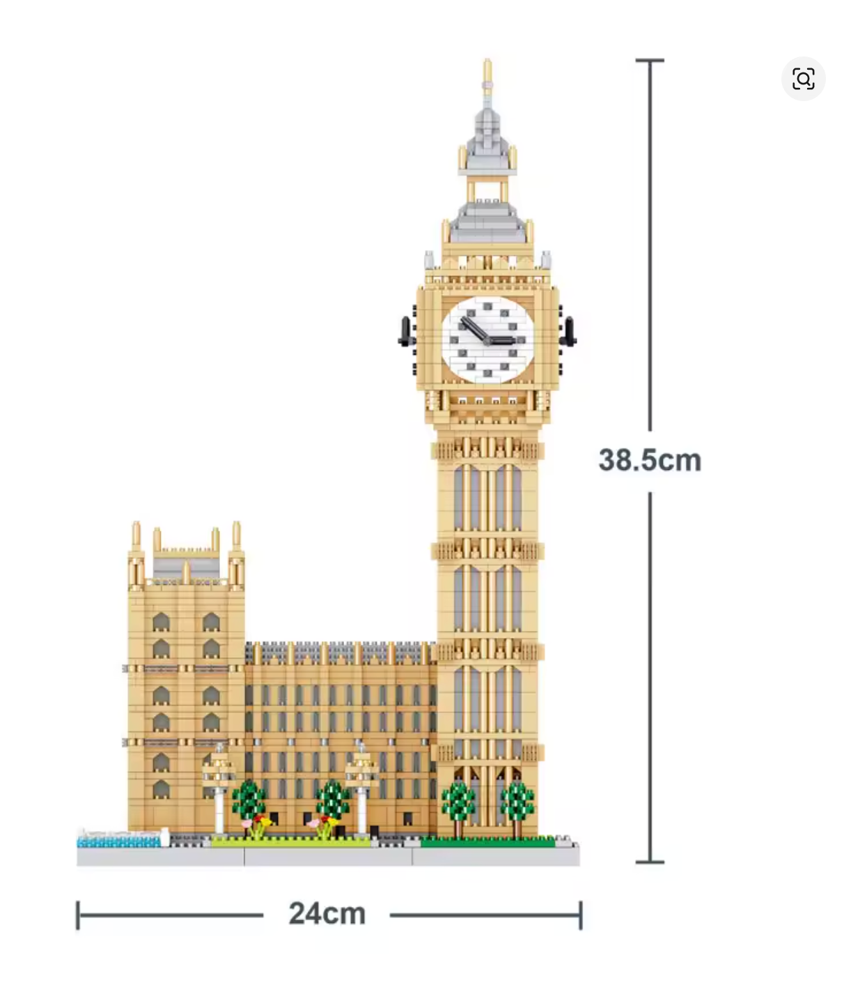 Big Ben Klemmbausteine Bausteine 3466 Teile Selbstmontage